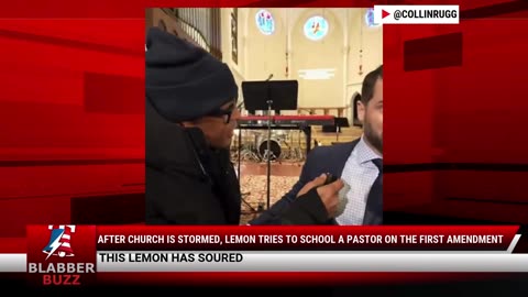 After Church Is Stormed, Lemon Tries to School A Pastor On The First Amendment