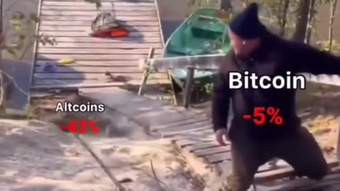 WHEN BITCOIN DOWN ALL ALTCOIN BE LIKE #CRYPTO