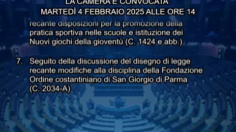 Roma - Camera - 19° Legislatura - 421° seduta (04.02.25)