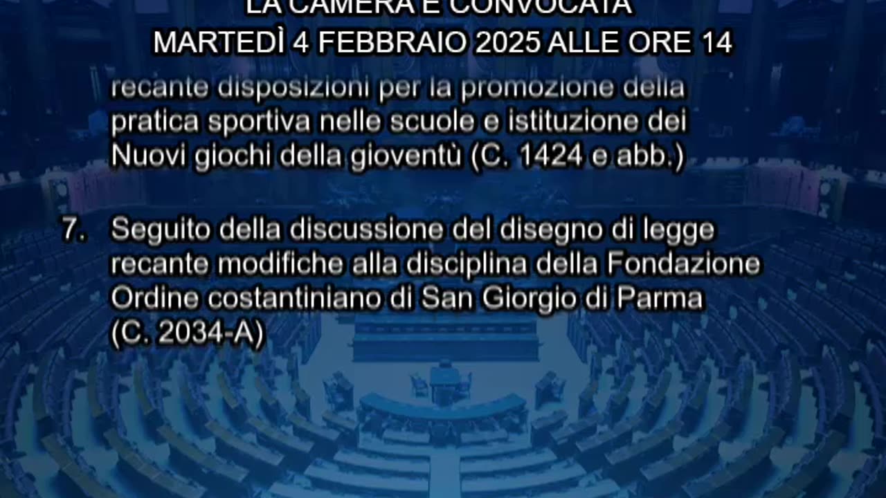 Roma - Camera - 19° Legislatura - 421° seduta (04.02.25)