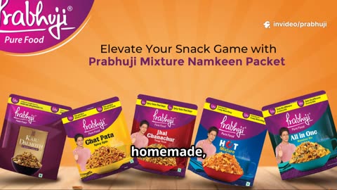 Elevate Your Snack Game with Prabhuji Mixture Namkeen Packet