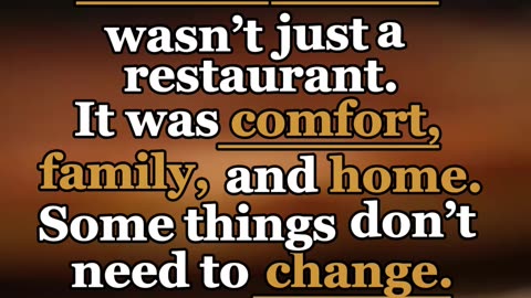 Cracker Barrel Don’t Need to Change