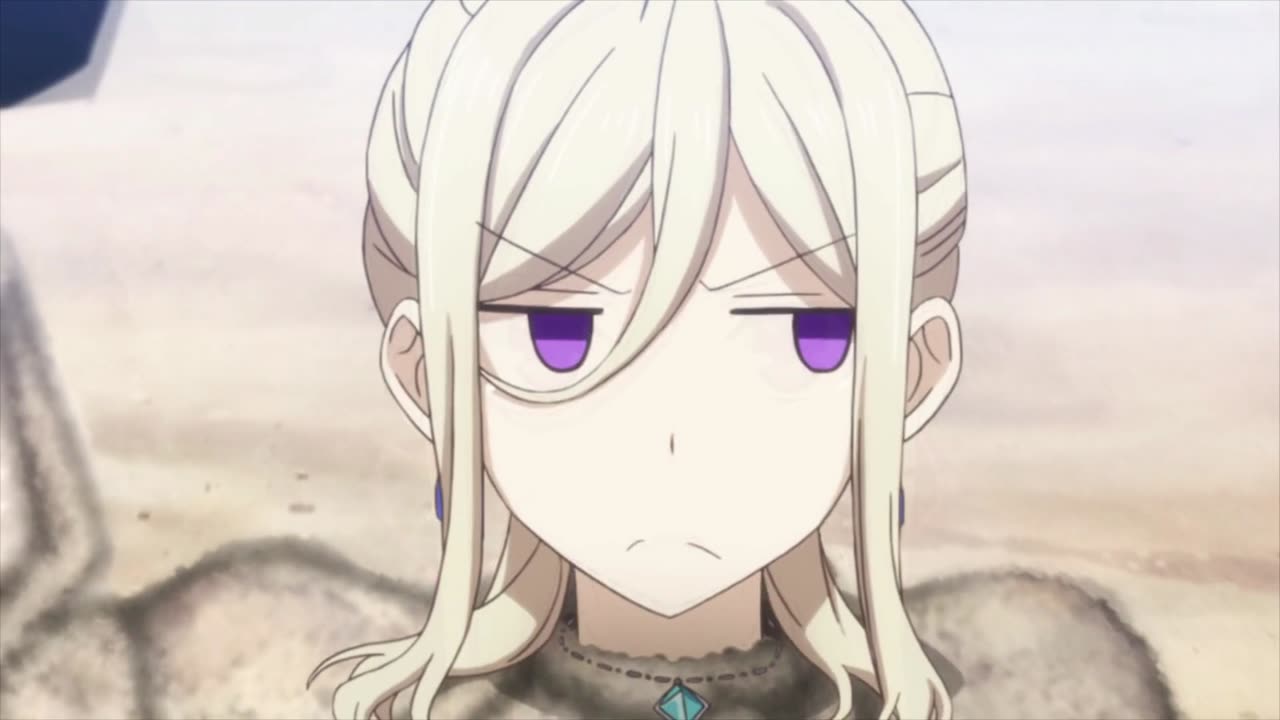 Date A Live II - Ellen stuck in sand