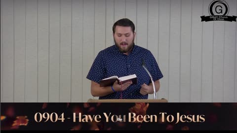 Sunday class video started late