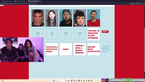 Clavicular and his two girlfriends