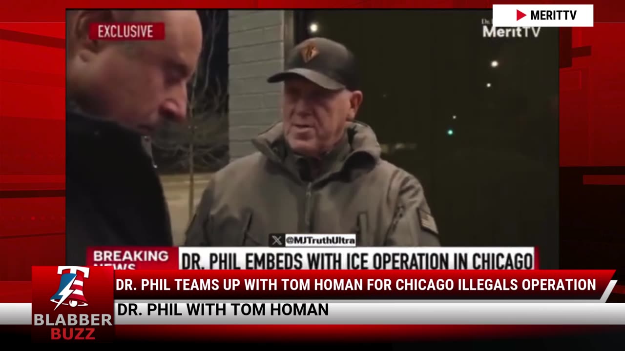 Dr. Phil Teams Up With Tom Homan For Chicago Illegals Operation