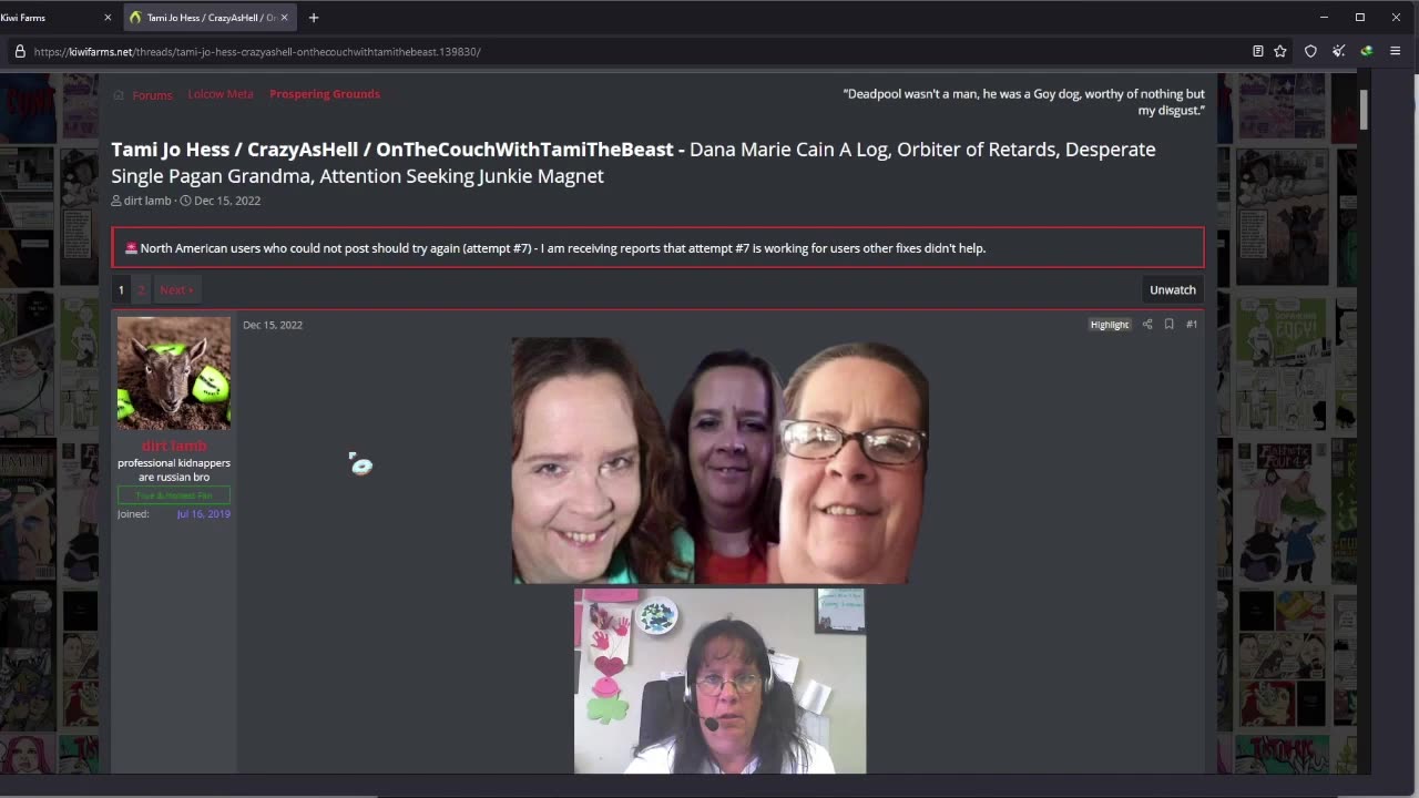 Pheme Responds to the lies of Tami the slothpig