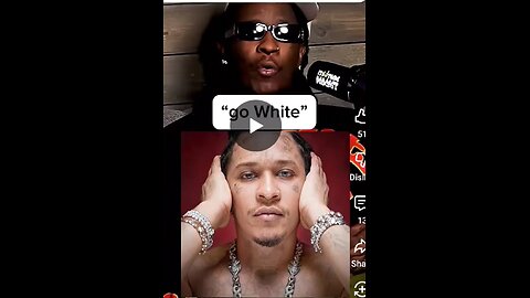 Blacks stealing white skin color? White face is ok? Black face isn't?