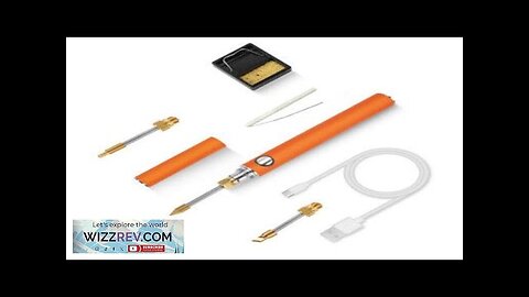 SIENWINY Portable Wireless Soldering Iron USB Li-ion Battery 3 Adjustable Gears Review