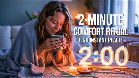 The 2-Minute Comfort Ritual That Will Change your life
