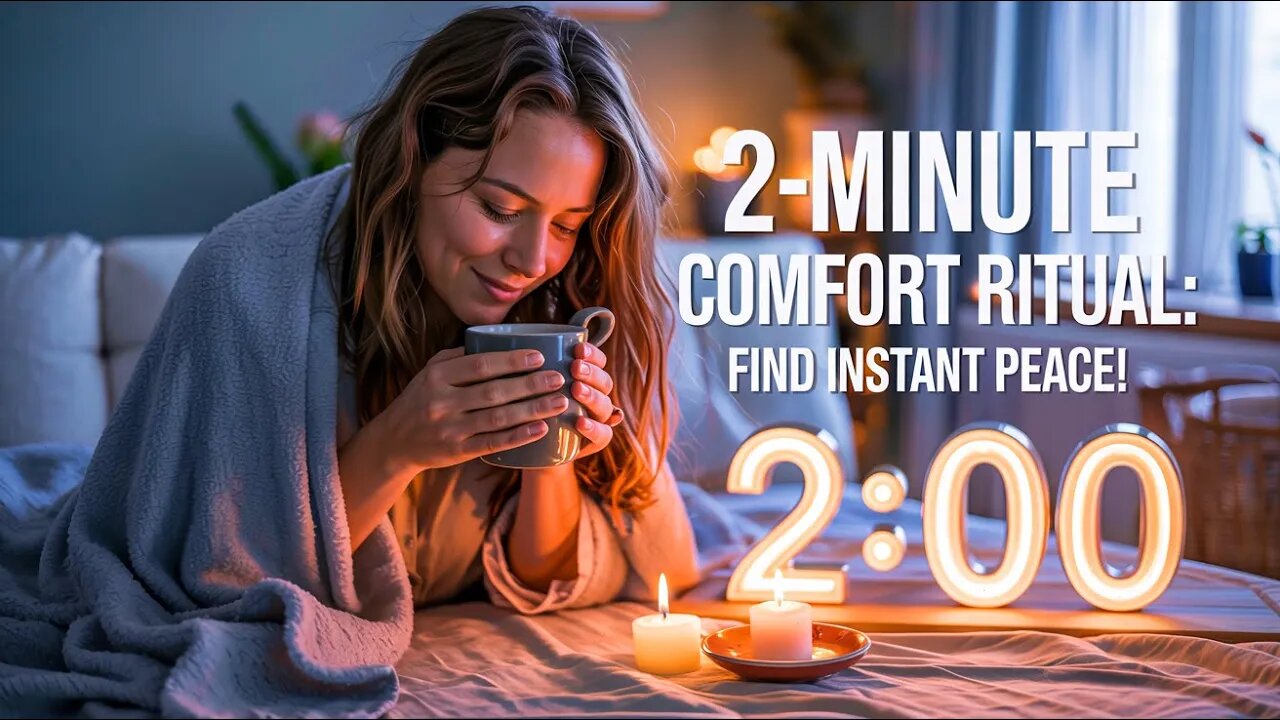 The 2-Minute Comfort Ritual That Will Change your life
