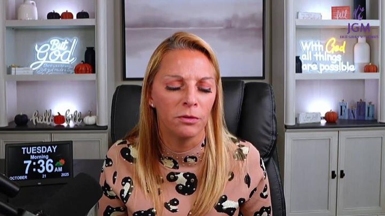 2025-10-21, Tue, Julie Green LIVE, Prophetic utterance ONLY