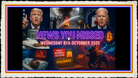 NEWS U MISSED WITH PAUL BROOKER DREW DEMI WEDNESDAY 8TH OCTOBER 2025