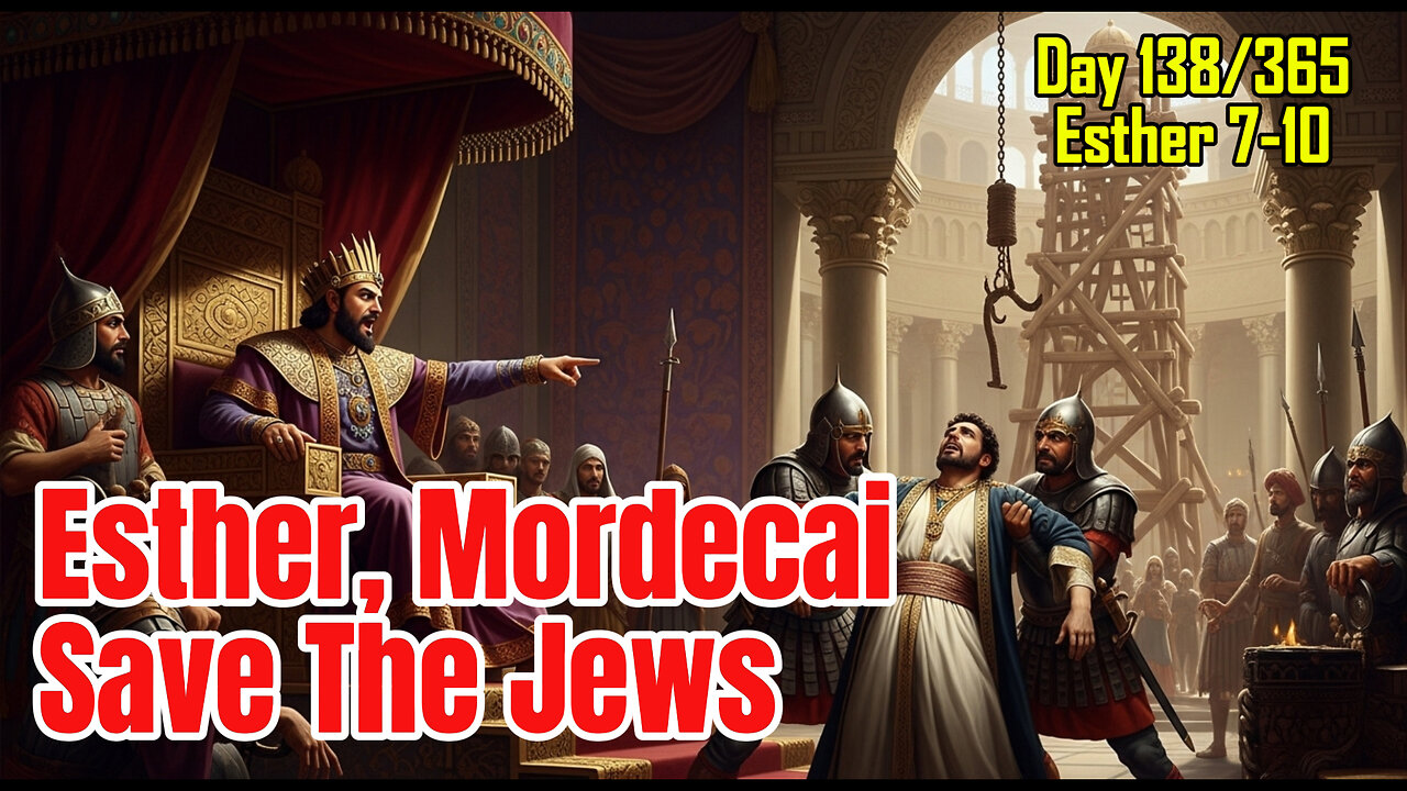 Day 138/365 - Jews Given Decree To Defend Themselves | Haman's Plan Backfires On Him #esther #bible