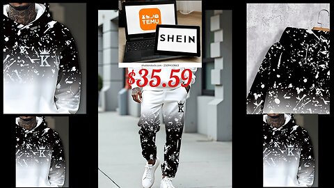 MANFINITY LEGEND 2PCS MEN CASUAL OMBRE HOODIE SWEATSHIRT AND PANTS TRACKSUIT SET