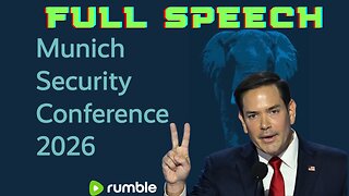 Marco Rubio's astounding speech at Munich Security Conference 2026