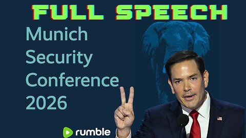 Marco Rubio's astounding speech at Munich Security Conference 2026