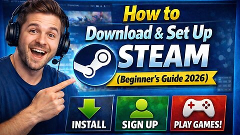 How to Download & Set Up Steam (Beginner’s Guide 2026)