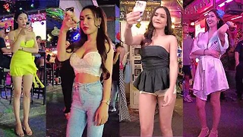 "Pattaya Walking Street After Dark – You Won’t Believe This!"