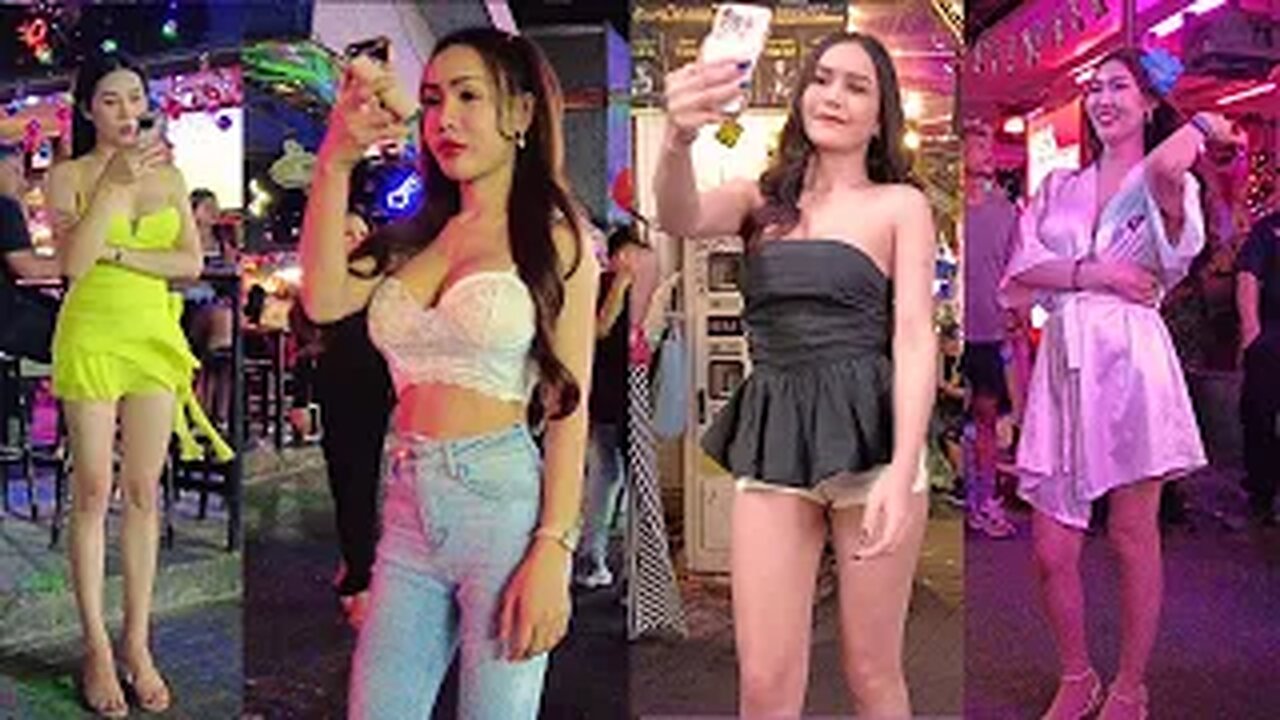 "Pattaya Walking Street After Dark – You Won’t Believe This!"