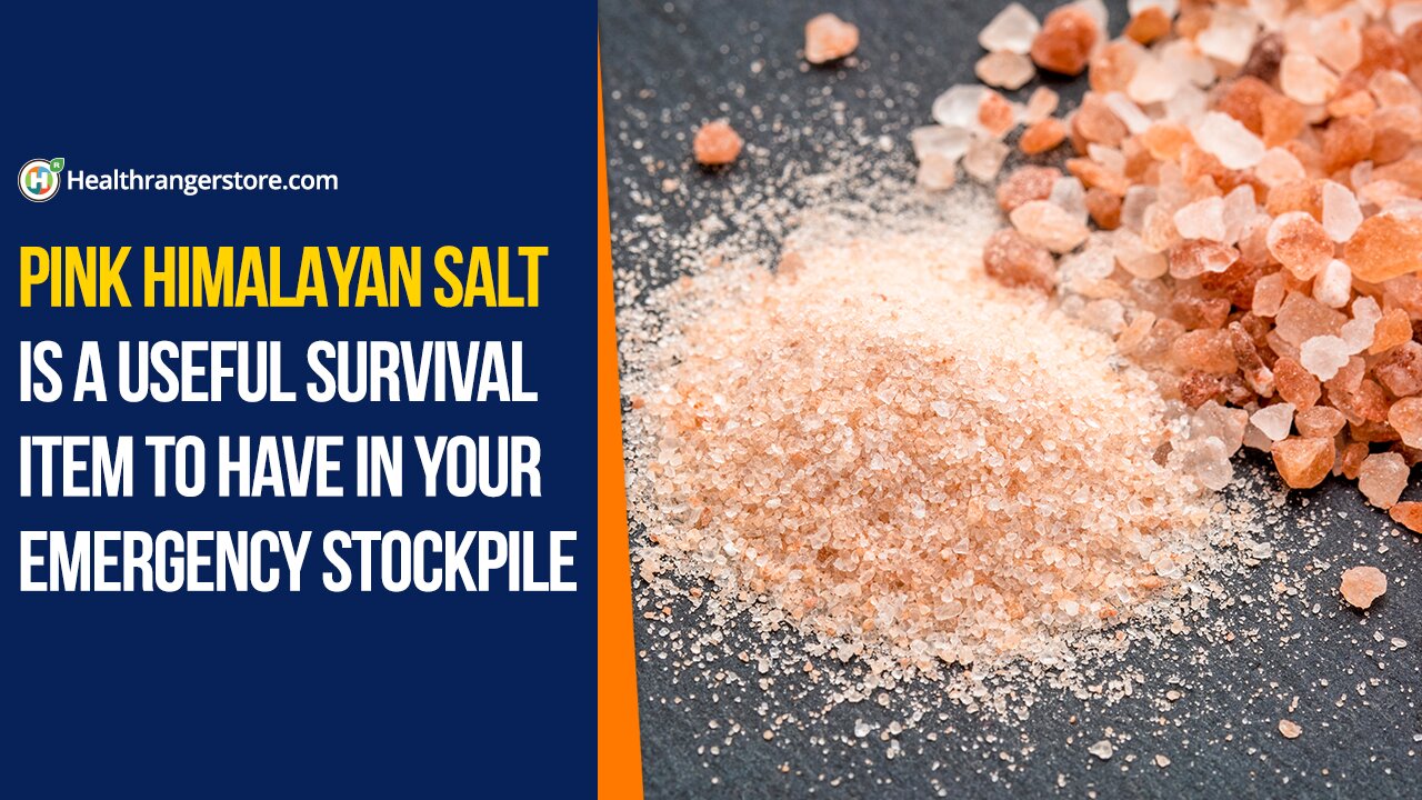 Pink Himalayan Salt is a useful survival item to have in your emergency stockpile