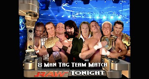 Shelton Benjamin, Shawn Michaels, Chris Benoit, & Mick Foley vs Evolution (Full Match)