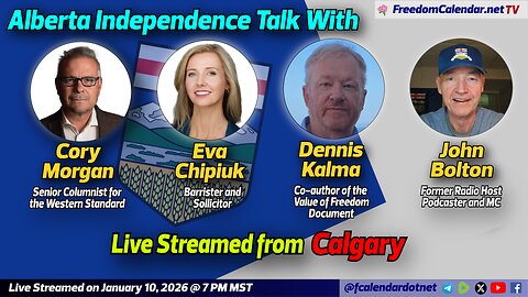 FreedomCalendar.net TV #077: Alberta Independence Talk in Calgary (LiveStream)