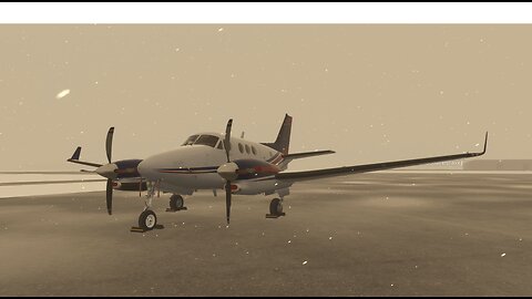 "Live" MSFS 2024 / Snowy Alberta in the King Air C90 GTx Medevac