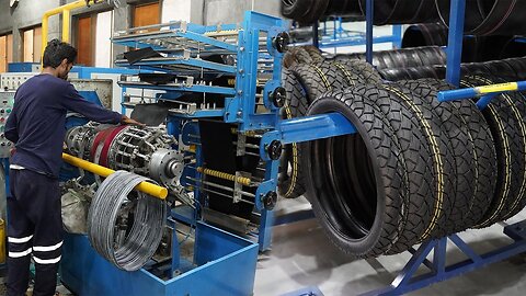 The Most Amazing Process of Motorcycle Tyres Making in Pakistan By Darson Tyres.