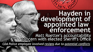 Hayden Moves Forward with Appointed Police Department Study