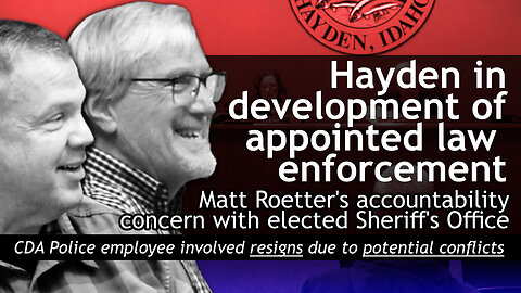 Hayden Moves Forward with Appointed Police Department Study