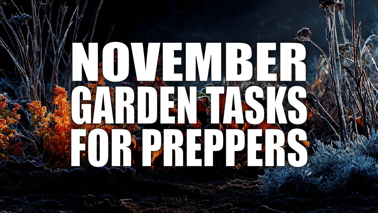 November Gardening for PREPPERS | What to Do NOW to Protect and Prepare for Winter