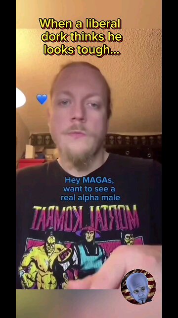 Why are Liberals always pretending. This one pretends to be tough 🤣 #liberalism