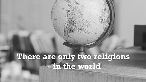 Sermon Only | There are only two religions in the world | February 2, 2025