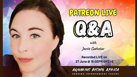 Patreon Q & A with Jessie Czebotar - Recorded Live on 27 June 2025