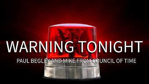 Paul Begley And MFATW "Warning Tonight"