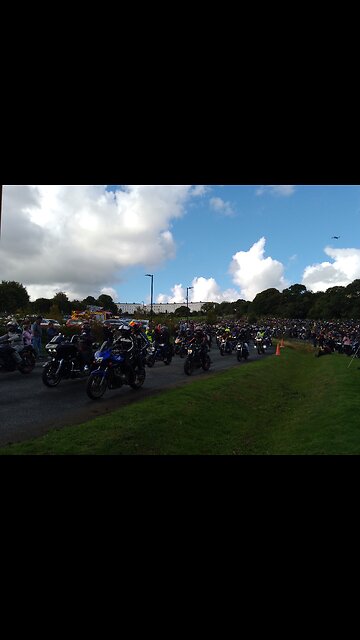 Charity Motorcycle Ride 1500 + Bikers