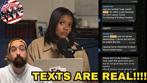 Andrew Kolvet CONFIRMS Texts Candace Owens Released Are REAL