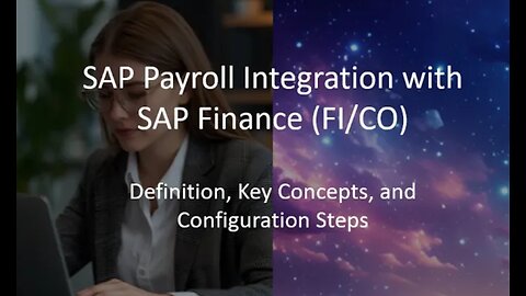 SAP Payroll Integration with SAP Finance (FI/CO)