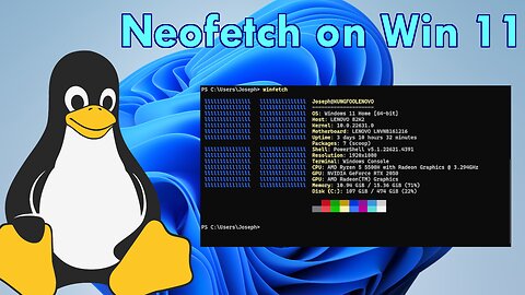 Neofetch on Windows 11 | Install Quick and Easy