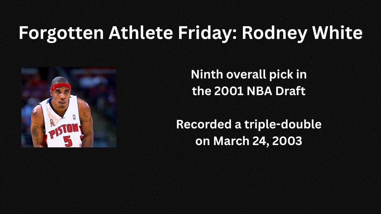 Forgotten Athlete Friday #203: Rodney White