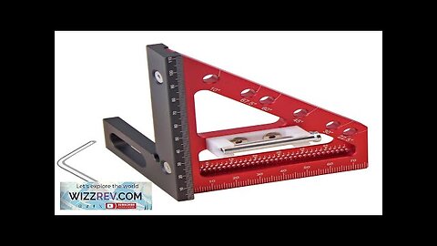 Carpenter 3D Multi-angle Measuring Ruler Square Ruler Hole Scribing Ruler Woodworking Review