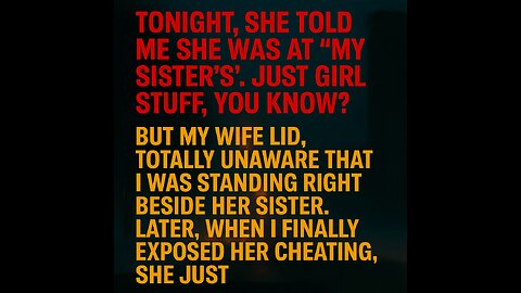 My Cheating Wife's SISTER Helped Me Catch Her: Can Trust Be REBUILT After This BETRAYAL? #reddit