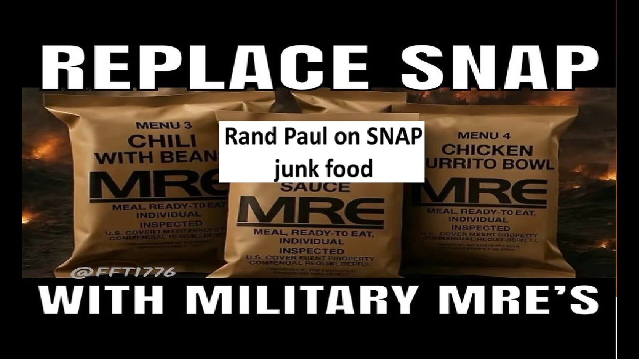 Rand Paul on SNAP being junk food