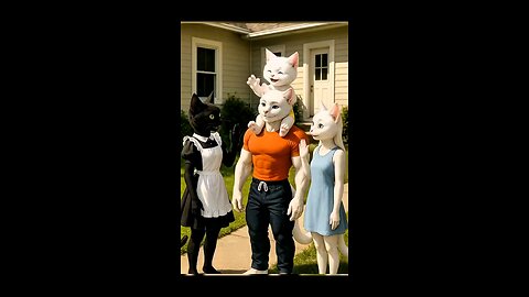 kitty save him self