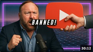 CENSORSHIP SCANDAL: Two Days After YouTube's Parent Company Alphabet Promised To End Illegal Censorship, Alex Jones & Nick Fuentes Were BANNED From YouTube After Creating New Accounts!