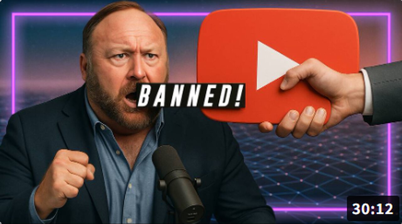 CENSORSHIP SCANDAL: Two Days After YouTube's Parent Company Alphabet Promised To End Illegal Censorship, Alex Jones & Nick Fuentes Were BANNED From YouTube After Creating New Accounts!