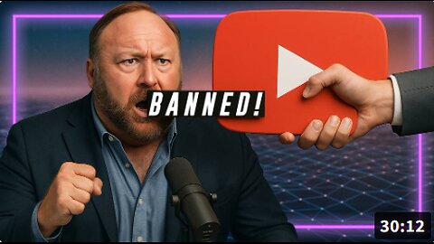 CENSORSHIP SCANDAL: Two Days After YouTube's Parent Company Alphabet Promised To End Illegal Censorship, Alex Jones & Nick Fuentes Were BANNED From YouTube After Creating New Accounts!