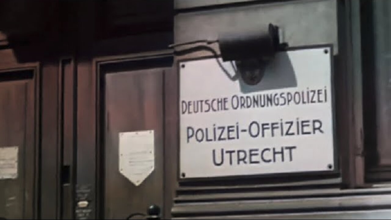 Confidence (or insecurity?) of Gestapo & Waffen SS after surrendering, RAW FOOTAGE Holland, 1945