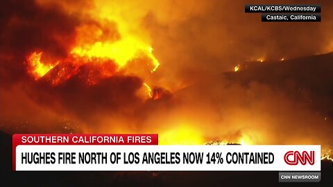 New fire in LA area explodes in size